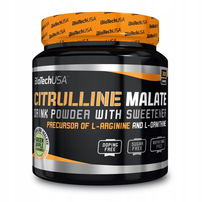 BioTech Citrulline Malate - 300g jabłko