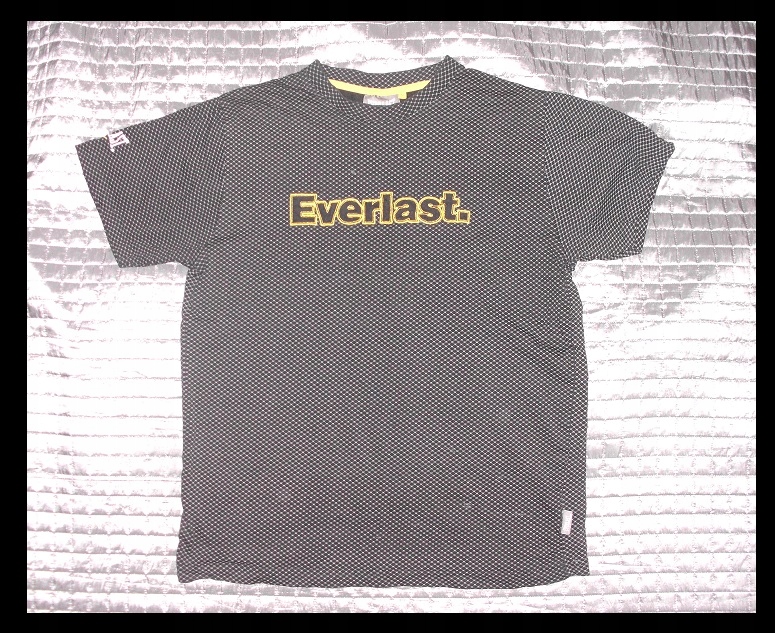 Everlast - Koszulka bokserka czarna t-shirt M L