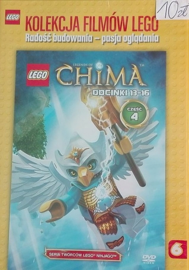LEGO CHIMA CZĘŚĆ 4 ODCINKI 13-16 PL DVD ŁÓDŹ NOWA