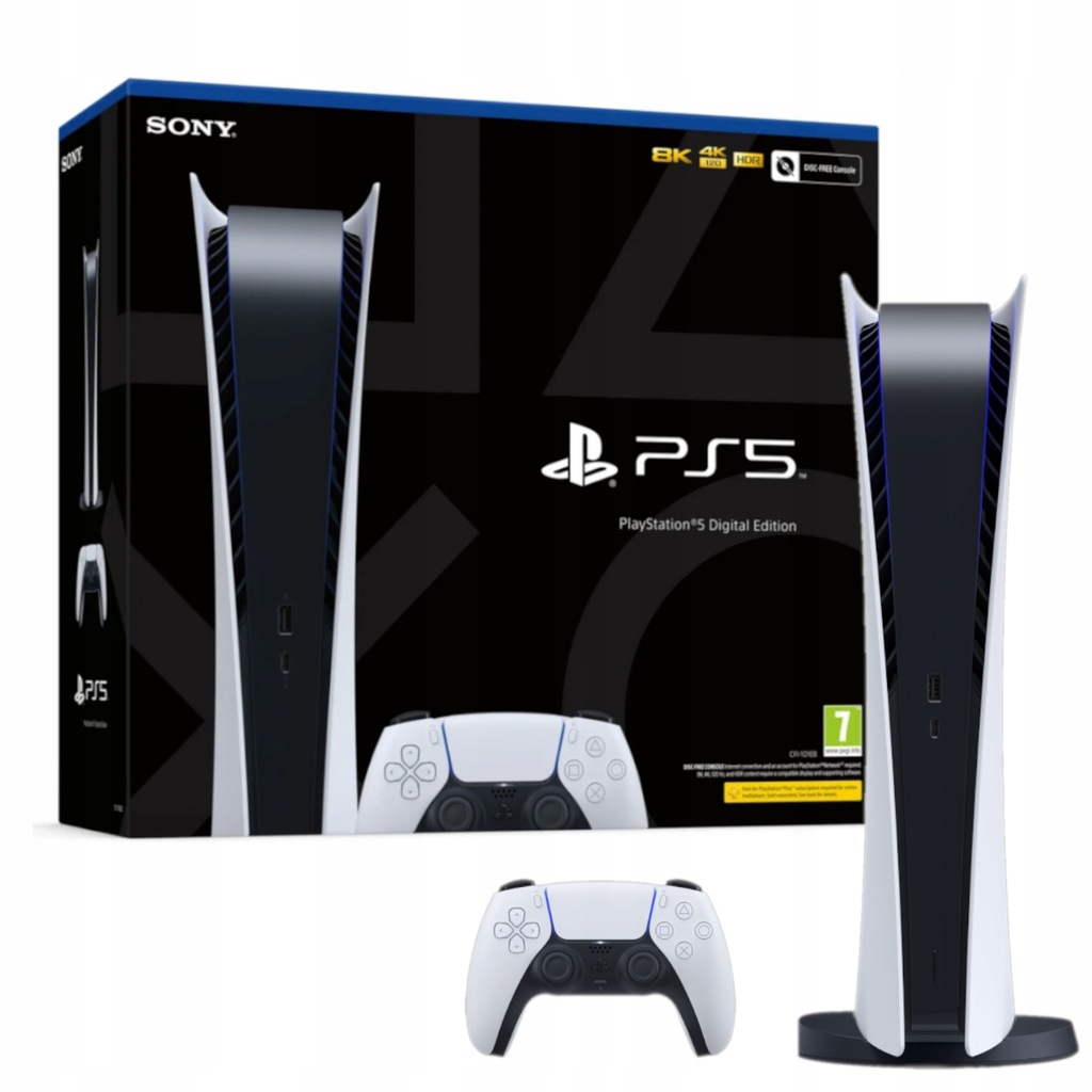 Konsola Sony PlayStation 5 Digital Edition OD ręki