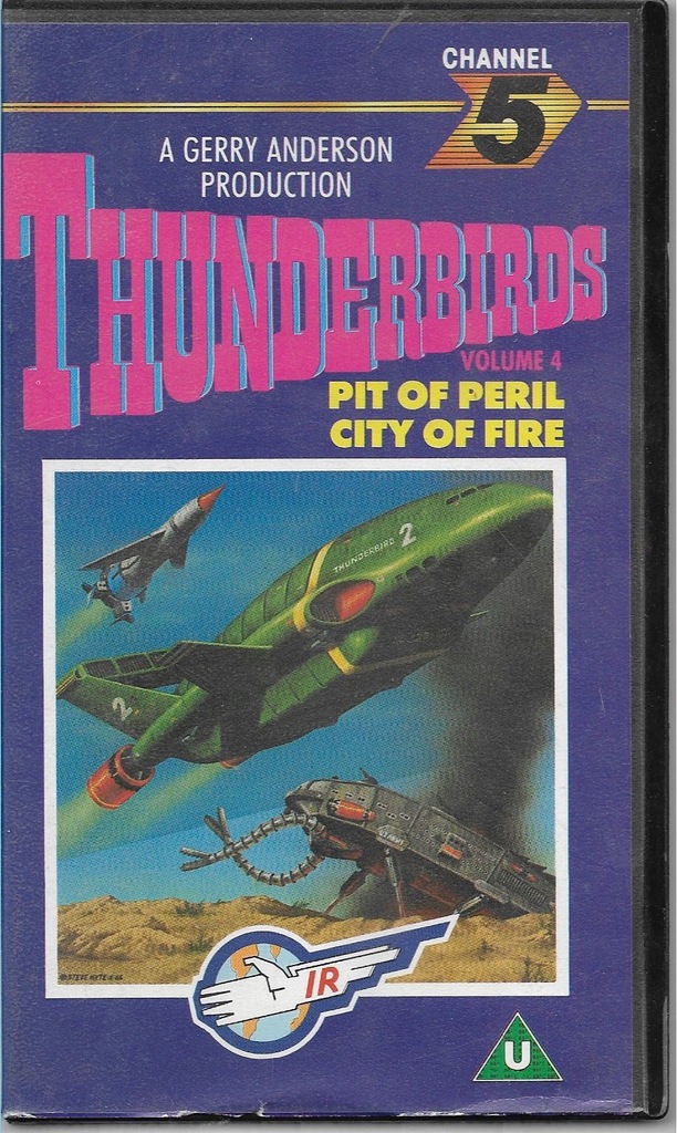 Thunderbirds City of Fire KASETA VHS x 1 12058485018 oficjalne