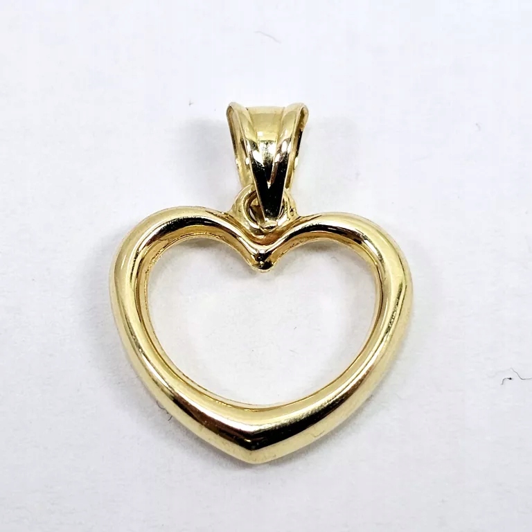 NIENOSZONA ZŁOTA ZAWIESZKA SERCE 585 0,60G