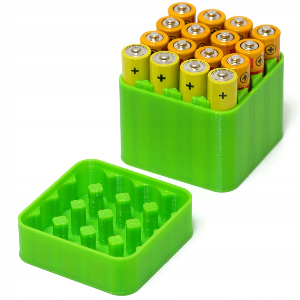 Organizer na baterie pudełko, pojemnik 16 AAA LR03