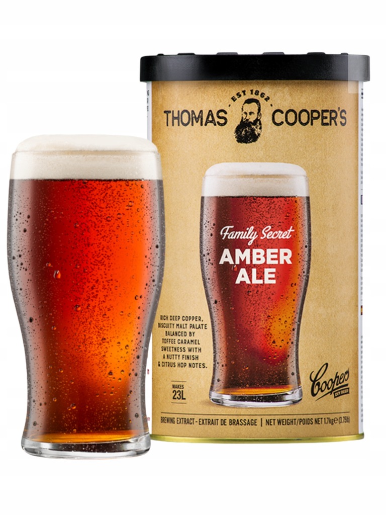 COOPERS koncentrat do piwa AMBER ALE 23l piwa