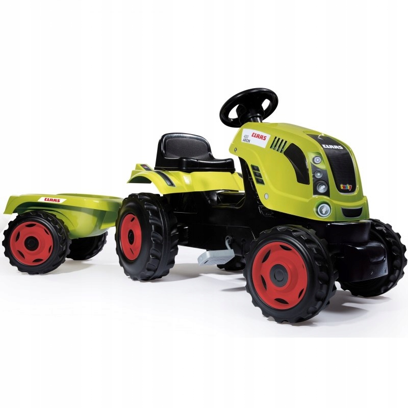 Smoby Traktor Na Pedały Claas z Przyczepką