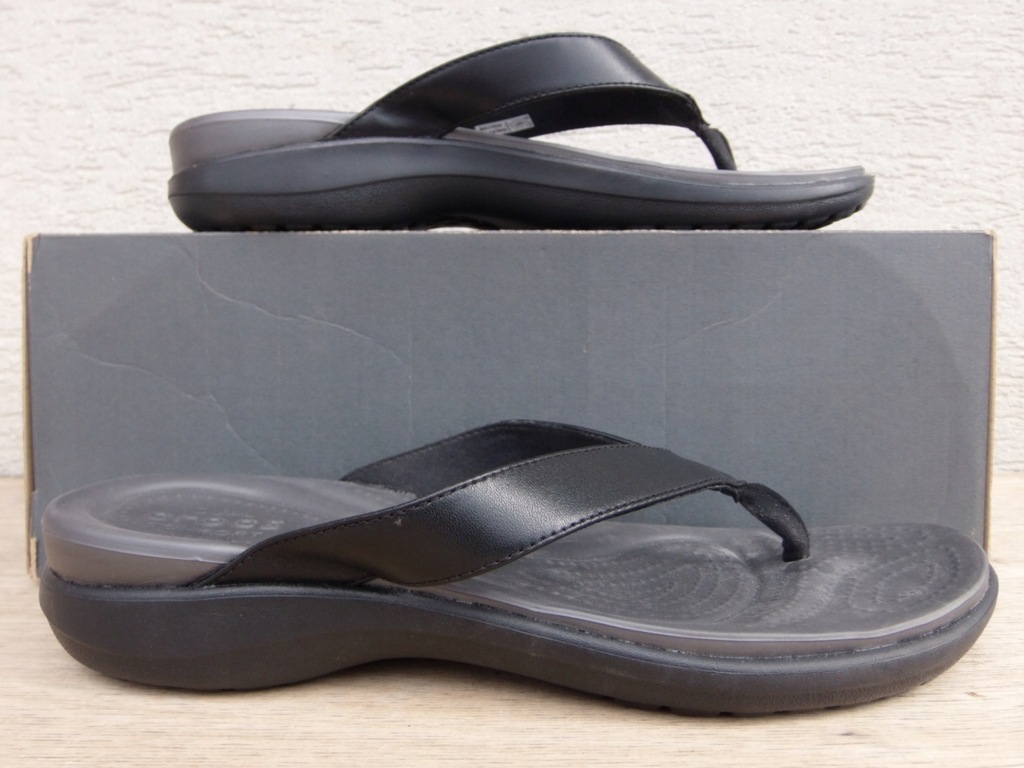 CROCS CAPRI V KLAPKI JAPONKI JAK NOWE R.41,5/27cm.