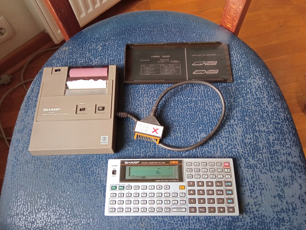 SHARP シャープ　ポケコン　PC-1402 CE-126P SHARP シャープ ポケコン PC-1402 CE-126P - メルカリ