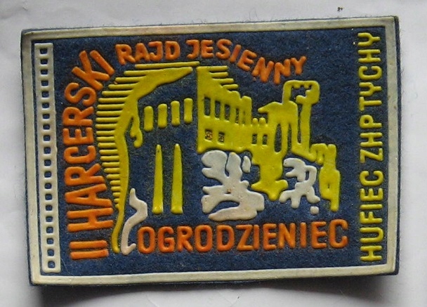 HUFIEC ZHP TYCHY II HARCERSKI RAJD - naszywka