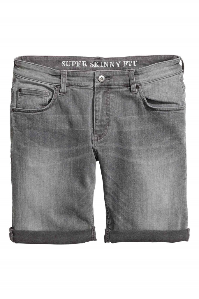 H&M krótkie spodenki szorty jeans - W34 ok L