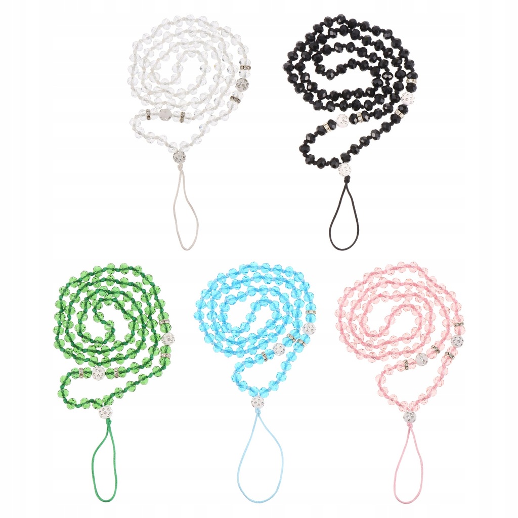 Key Bracelet Crystal Phone Lanyard Lanyards 5 Pcs