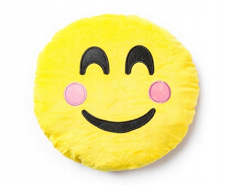 PODUSZKA EMOTIKONKA EMOTKA EMOJI ZAWSTYDZONY