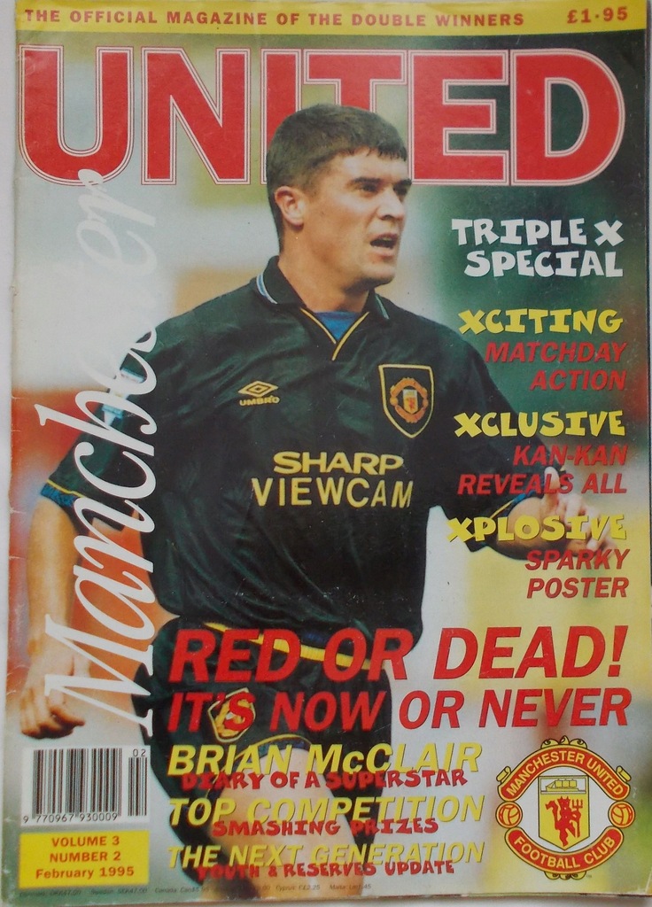 Manchester United Magazine luty 1995
