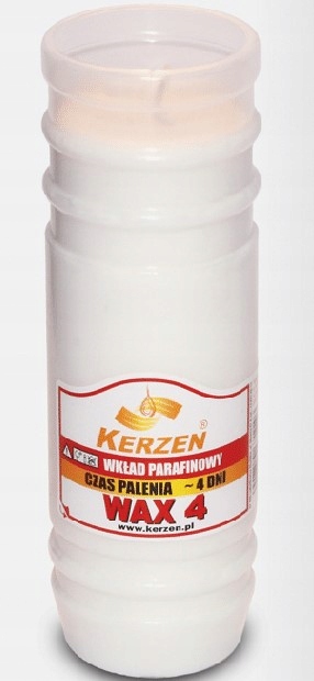 Kerzen Wax 4 dni wkład do zniczy parafinowy