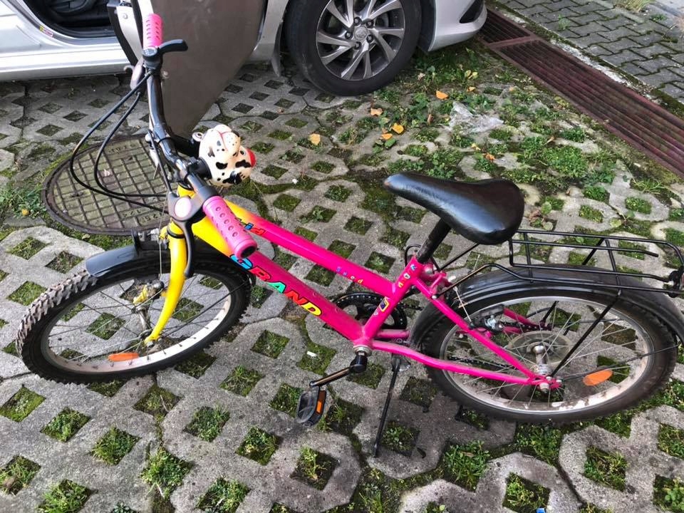 KROSS rowerek dziewczęcy kolorowy 5 lat jak nowy!!