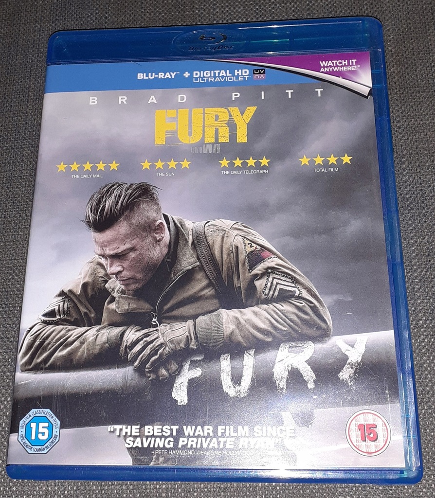 Fury Blu Ray mastered 4k 11528332739 oficjalne archiwum Allegro