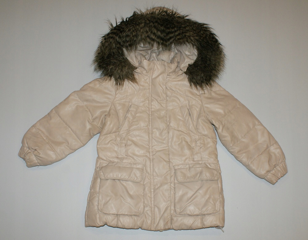 BENETTON zimowa kurtka płaszczyk 98/104