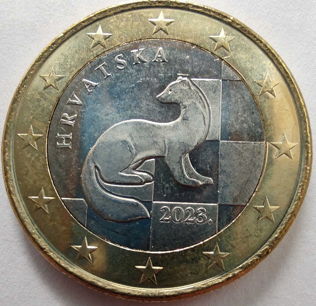 1381 - Chorwacja 1 euro, 2023