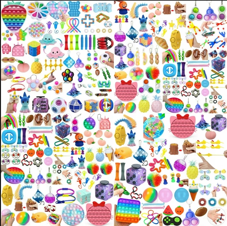 MYSTERY BOX ZESTAW FIDGET TOYS POP IT ANTYSTRESOWE 11298503163