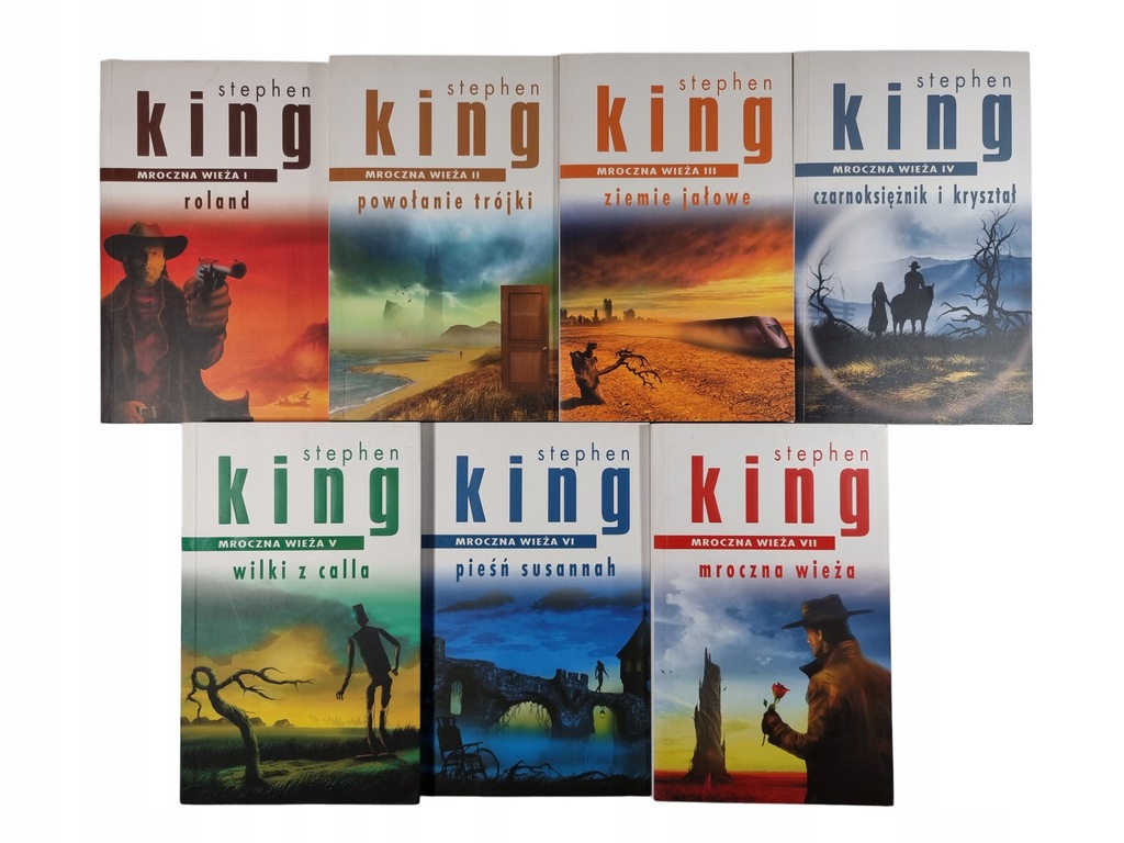 Mroczna Wieża 1-7 / komplet / Stephen King