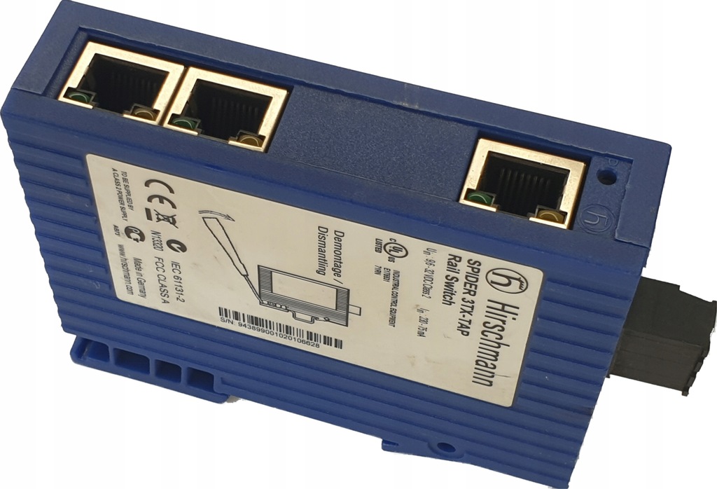 switch przemysłowy HIRSCHMANN SPIDER 3TX-TAP RJ45