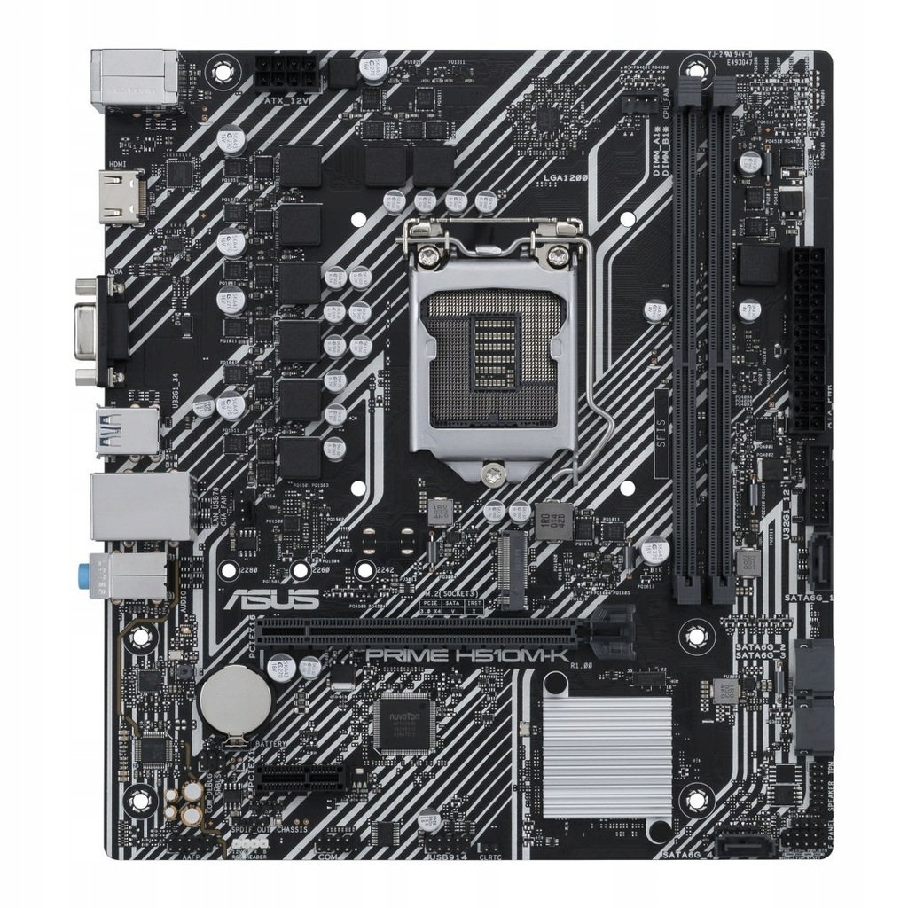 Asus PRIME H510M-K Processor family Intel, Processor socket LGA1200, DDR4,
