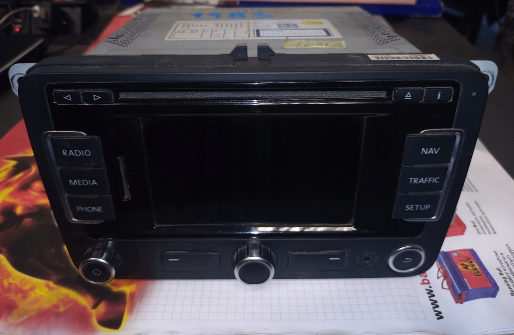 RADIO NAWIGACJA VW PASSAT B6 - 13041624083 - oficjalne archiwum Allegro