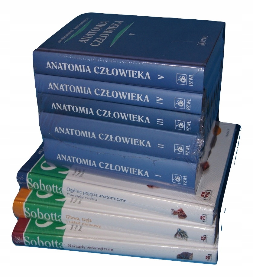 ATLAS SOBOTTA 1-3 ANATOMIA BOCHENEK 1-5 + KURIER 0