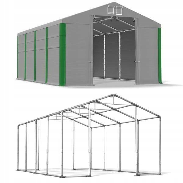 6x8m 3,5-4,6m Namiot magazynowy całoroczny mocny