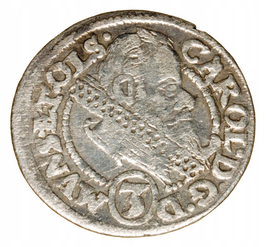 3 krajcary 1616 Karol II Podiebradowicz Oleśnica