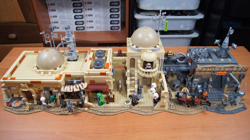Lego Star Wars MOC makieta Tatooine Mandalorian