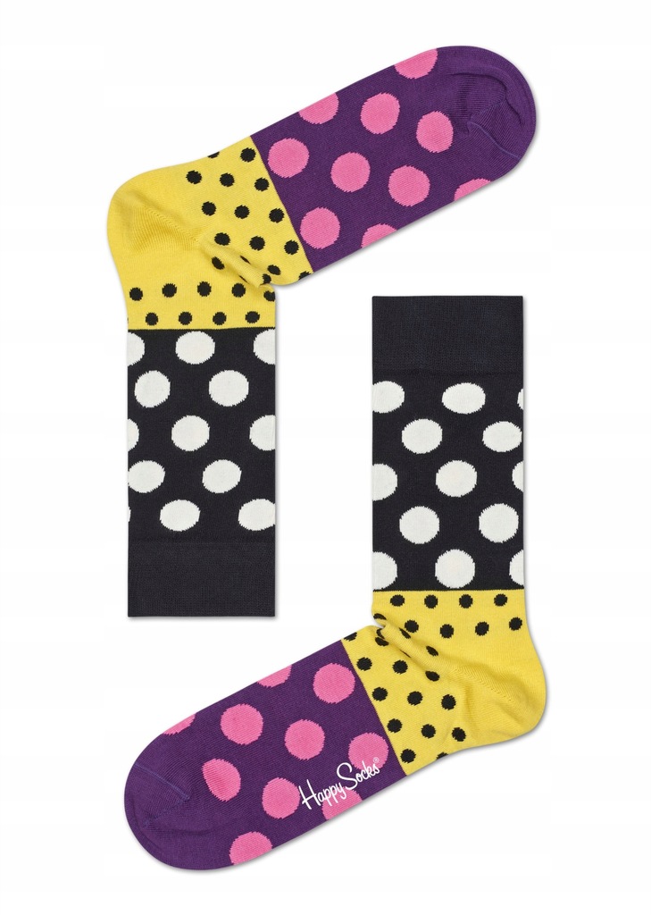 Kolorowe Skarpety Happy Socks Dot Split 41-46