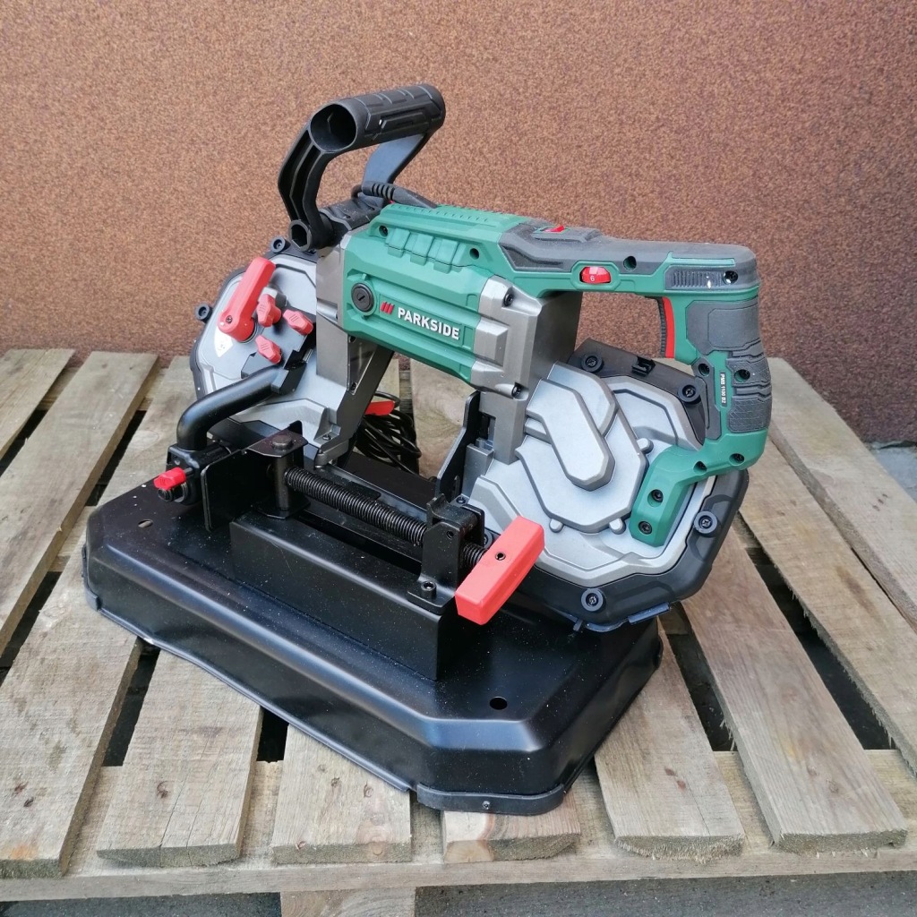 Sega A Nastro Parkside PMB 1100 B2 - Con Supporto, 1100W, Velocità Regolabile - Foto 2