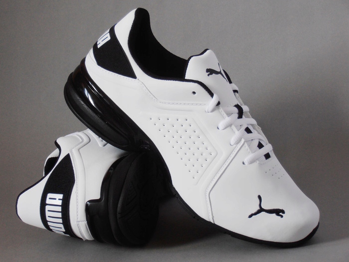 puma viz runner white