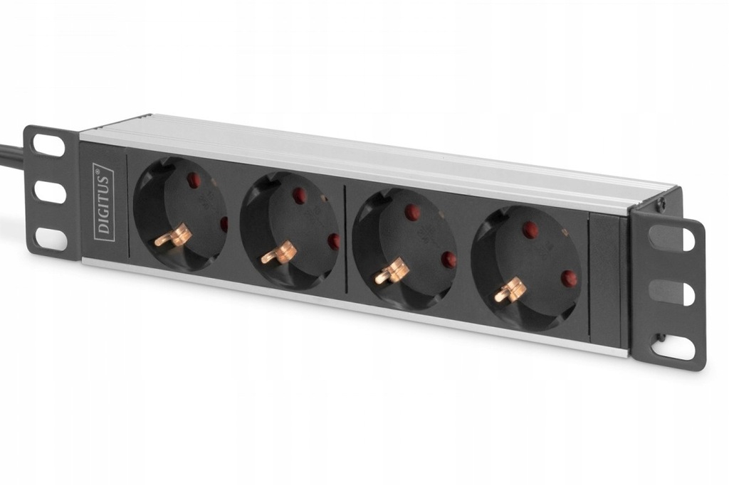 Listwa zasilająca do szaf 10'' RACK 4xSchuko,,,