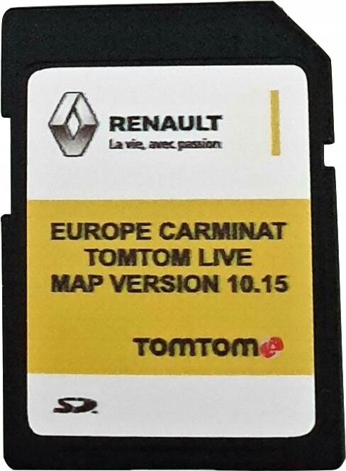 NAJNOWSZA karta mapa RENAULT Carminat Live 2019/20