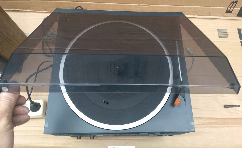 Gramofon Technics SL-J100R PLUS CAŁA WIEŻA SU-X820