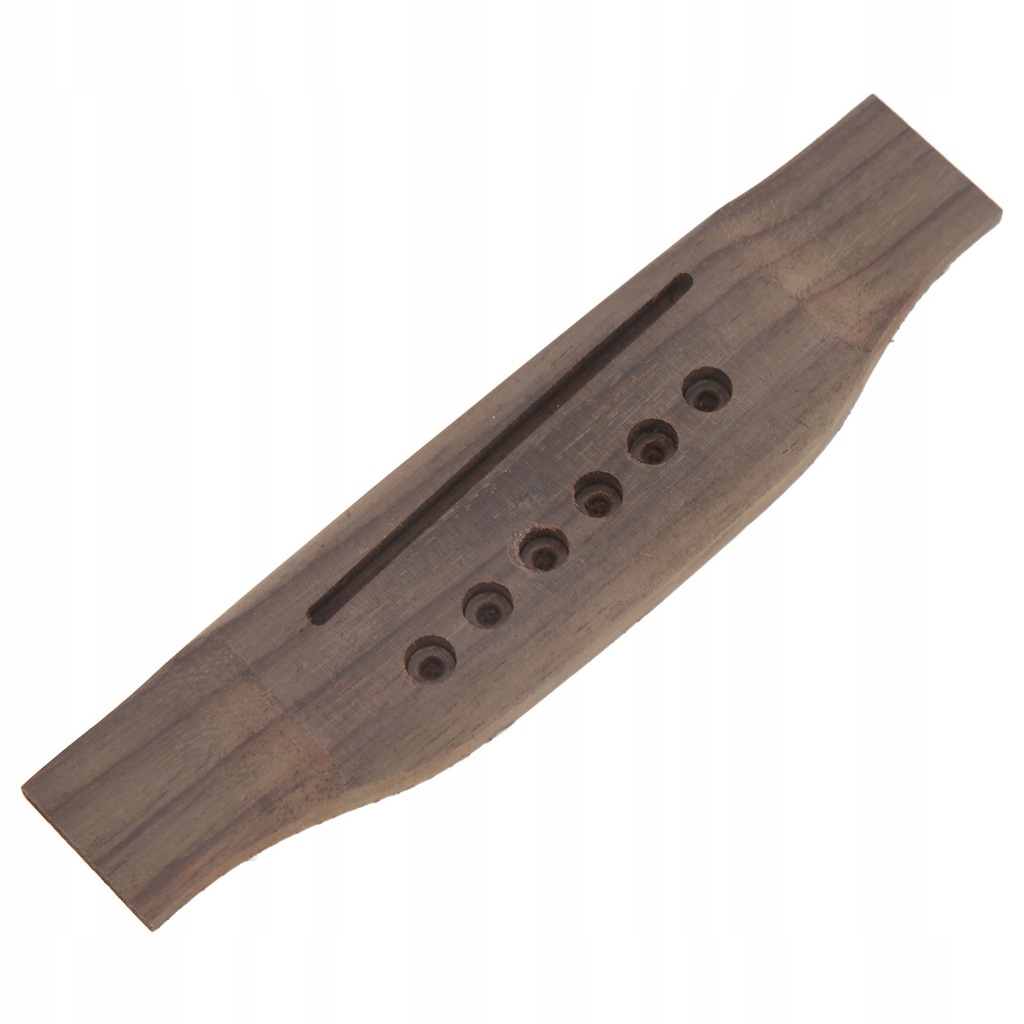 Drewniany mostek na gitarę Wymiana nakrętek kości