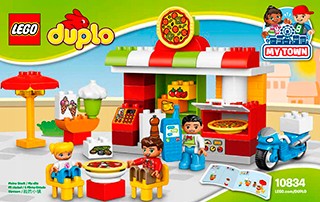 TS Nowe LEGO DUPLO - Pizzeria INSTRUKCJA 10834