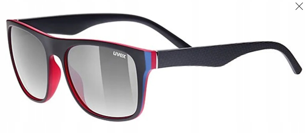 Uvex Okulary lgl 26 black red