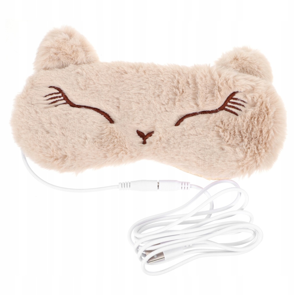 OPASKA NA OCZY DO Z PODGRZEWANIEM USB IDEALNA NA PODRÓŻE