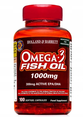 Omega 3 Fish Oil 1000 mg (100 kaps.)