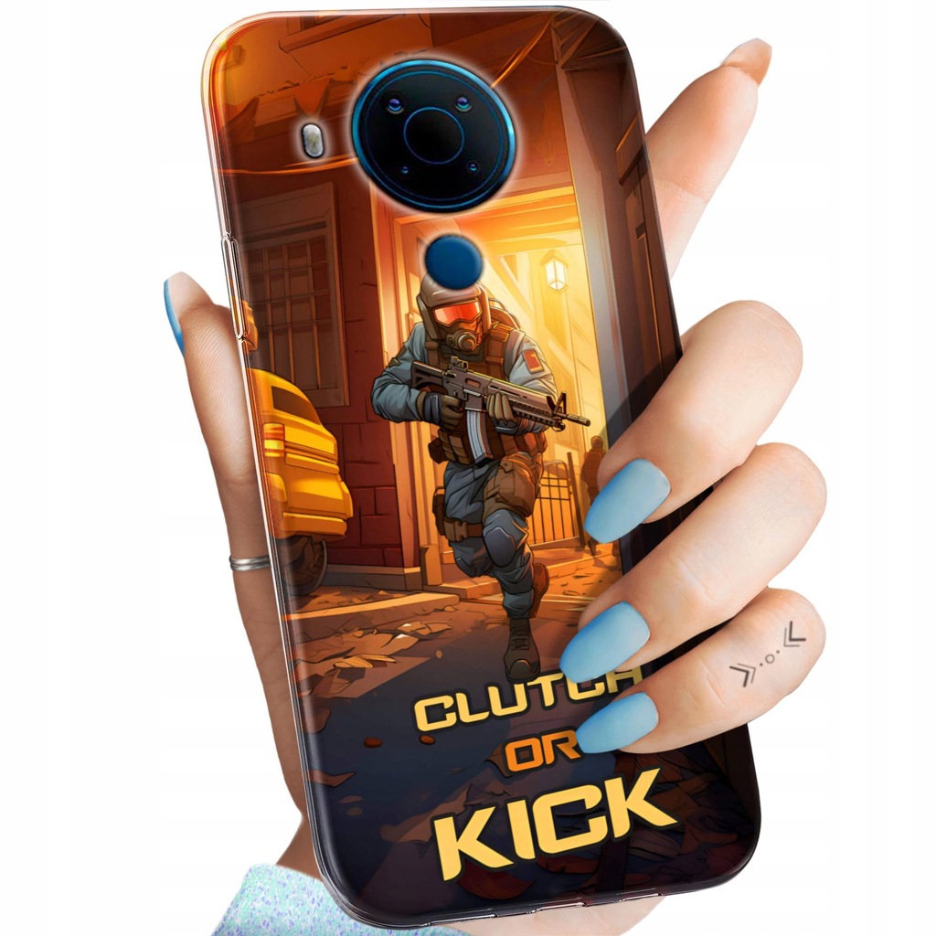 ETUI DO NOKIA 5.4 WZORY CS GO COUNTER-STRIKE OBUDOWA POKROWIEC CASE