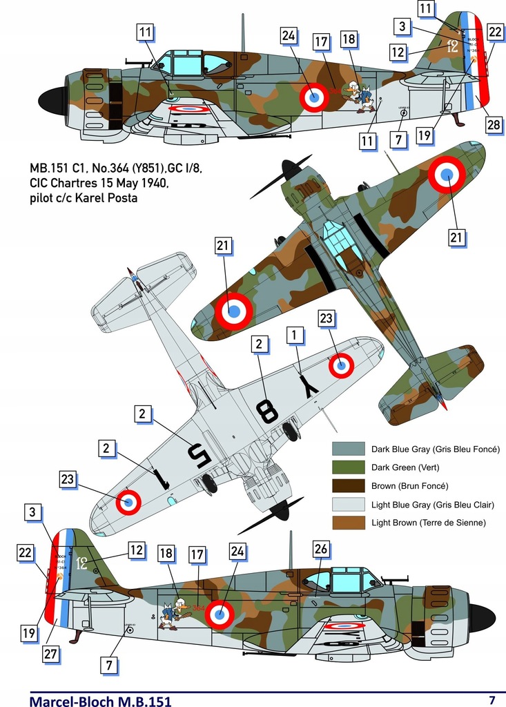 Купить Марсель Блох MB.151C.1. DW 48017 Крылья Доры 1/48: отзывы, фото, характеристики в интерне-магазине Aredi.ru