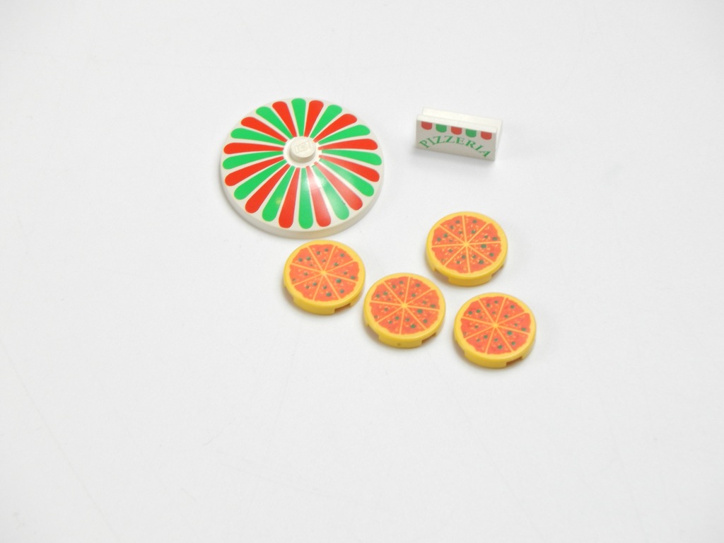 LEGO ELEMENTY PIZZIERIA PIZZA SYSTEM LEGOLAND UNIKAT