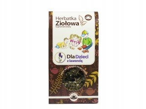HERBATKA ZIOŁOWA DLA DZIECI Z LAWENDĄ 80G NATURA W