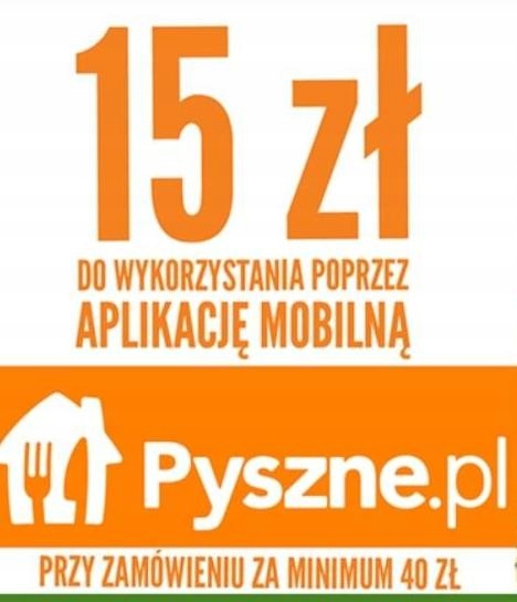 15 ZŁ KOD RABATOWY PYSZNE.PL VOUCHER PYSZNE KUPON