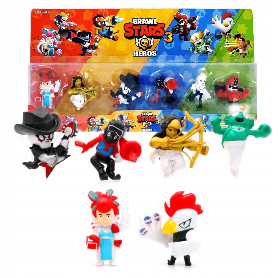BRAWL STARS FIGURKI Duży Zestaw - 9184518162 - oficjalne archiwum Allegro