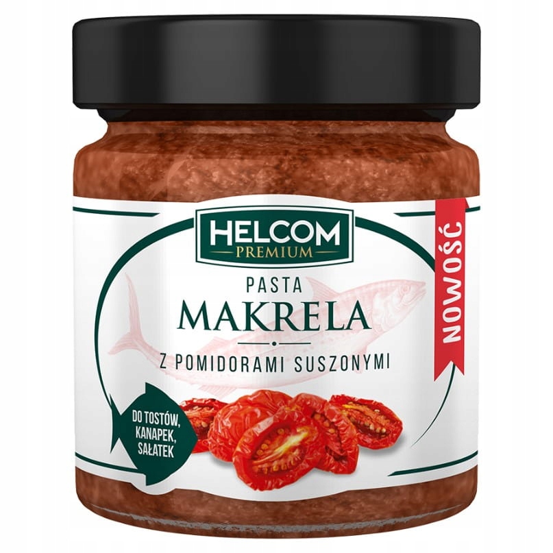 Helcom Pasta z Makreli z Suszonymi Pomidorami 180g