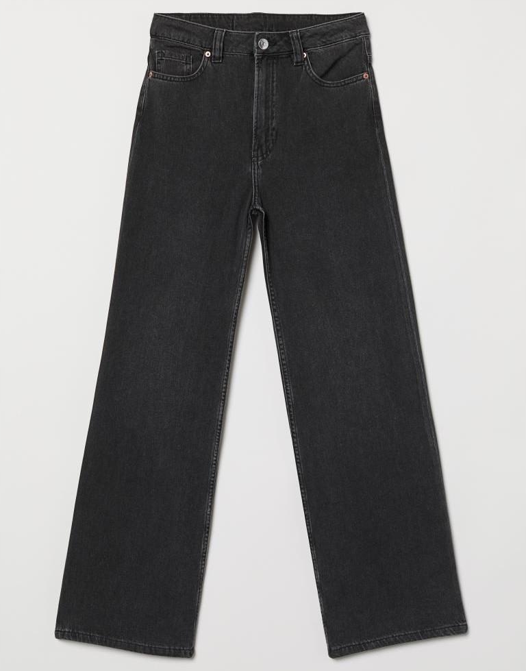 08L142 H&M__MJ9 PROSTE SPODNIE JEANSOWE __XXL