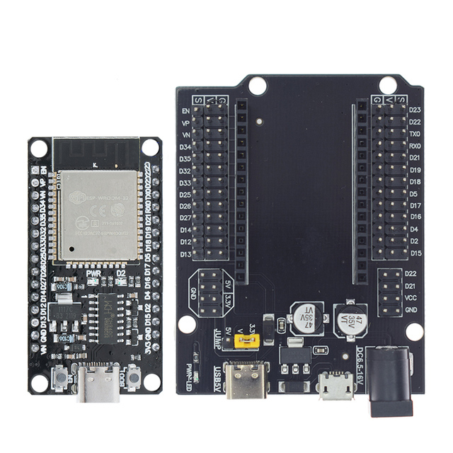 ESP32 WROOM-32 USB C + Micro USB płytką bazową zestaw